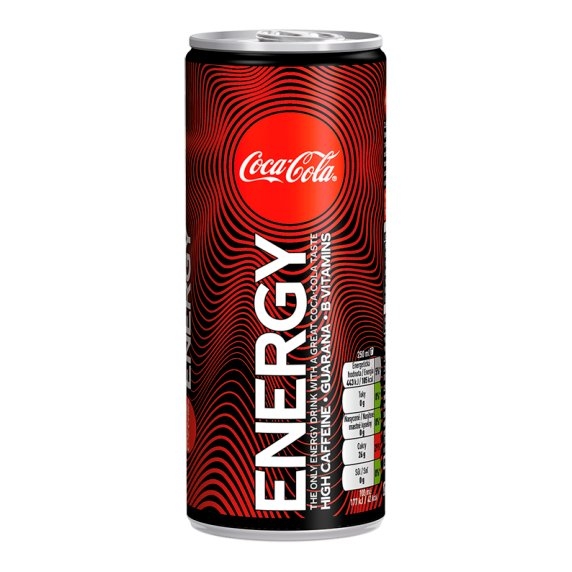 Coca Cola Energy 250ml plech