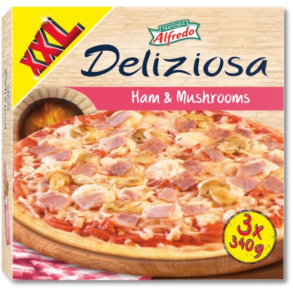 Alfredo Deliziosa Pizza 3x340g (1020g)