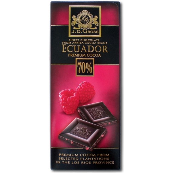 Ecuador čokoláda 70% 125g