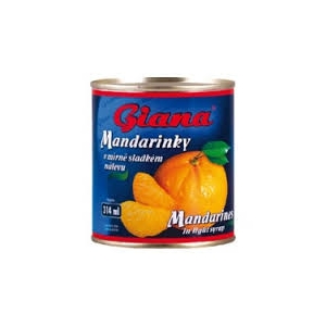 Giana Mandarinky lúpané 312g (314ml)
