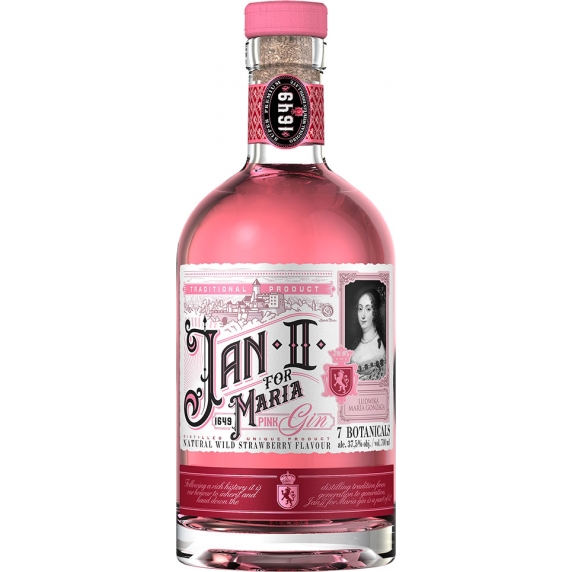 Gin Jan II gin for Maria pink 37,5% 0,7l
