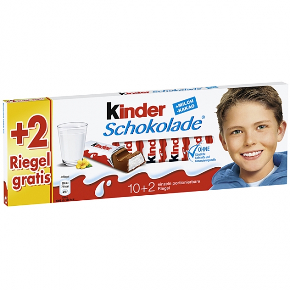 Kinder čokoláda 150g (12ks)