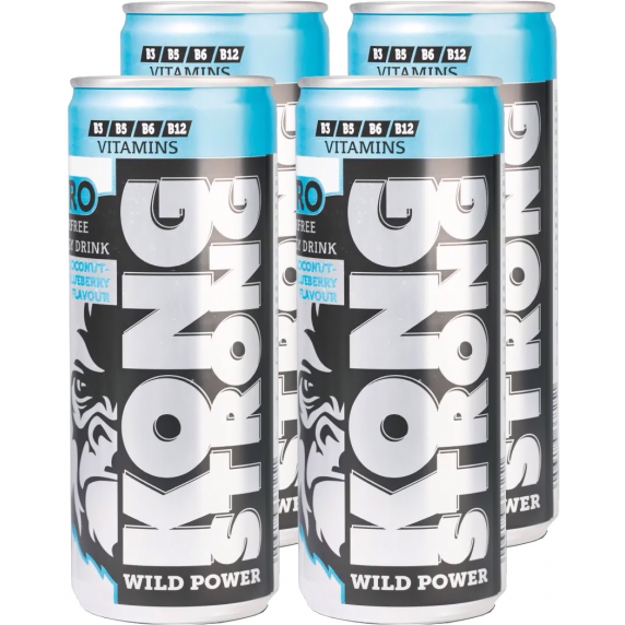 Kong enegetický nápoj 4x250ml