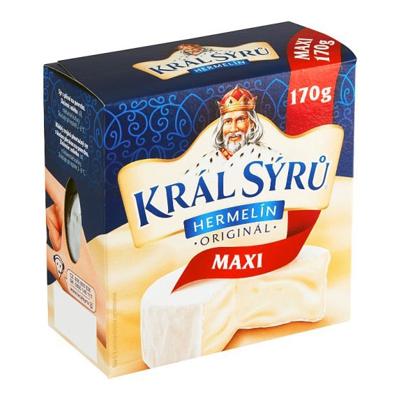 Král sýrů Hermelín 170g MAXI