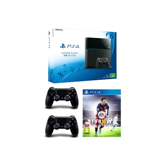 Playstation 4 1TB Ultimate Player Edition + Dualshock 4 + FIFA 16