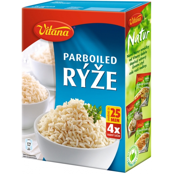 Vitana ryža Parboiled 4x120g