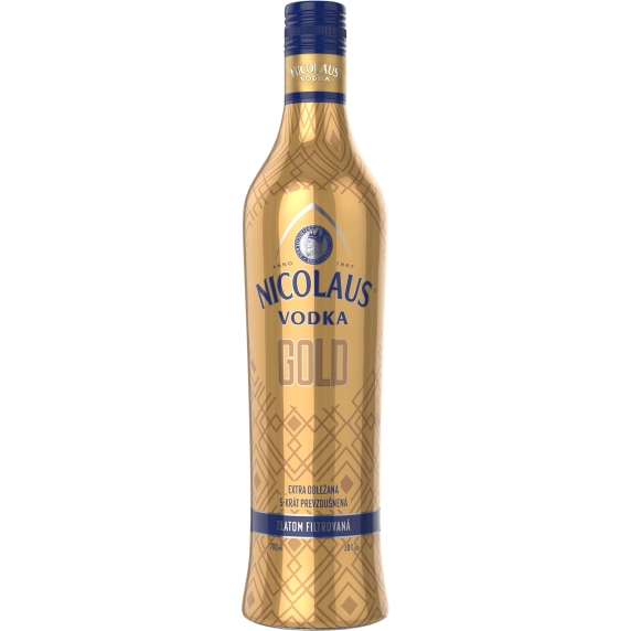 St. Nicolaus vodka Gold extra jemná ochutená 38% 0,7l