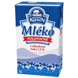 Kunín mlieko trvanlive 1,5% 1l
