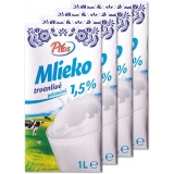 Pilos mlieko trvanlivé 1,5% 4x1l