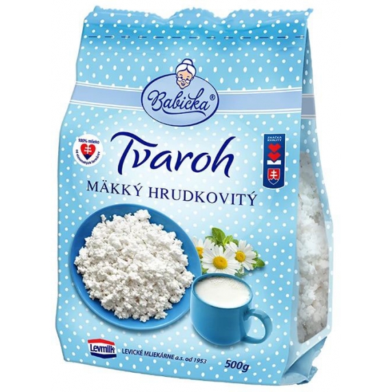 Babička tvaroh mäkký hrudkovitý 500g