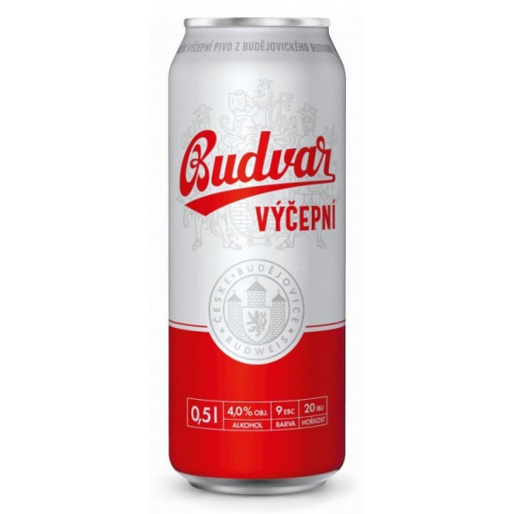 Budvar 10° 12x0,5l plech