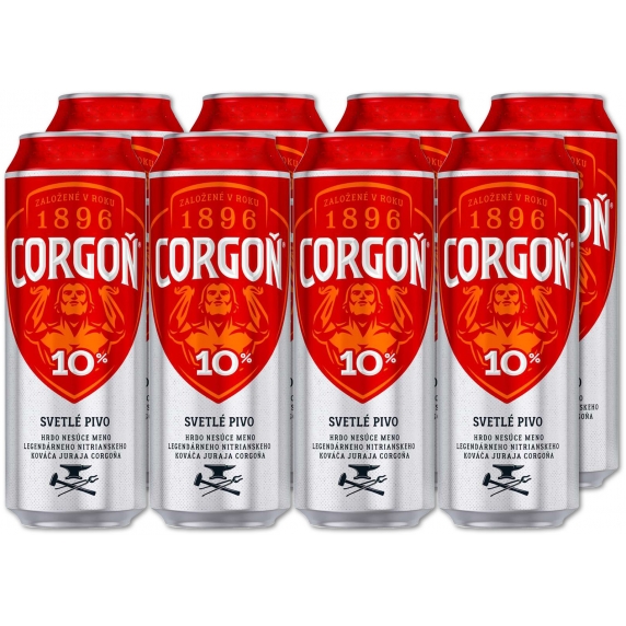 Corgoň 10º 8x0,5l plech
