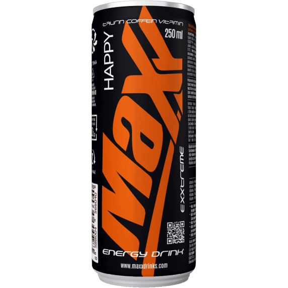 Maxx Energy Drink 250ml plech