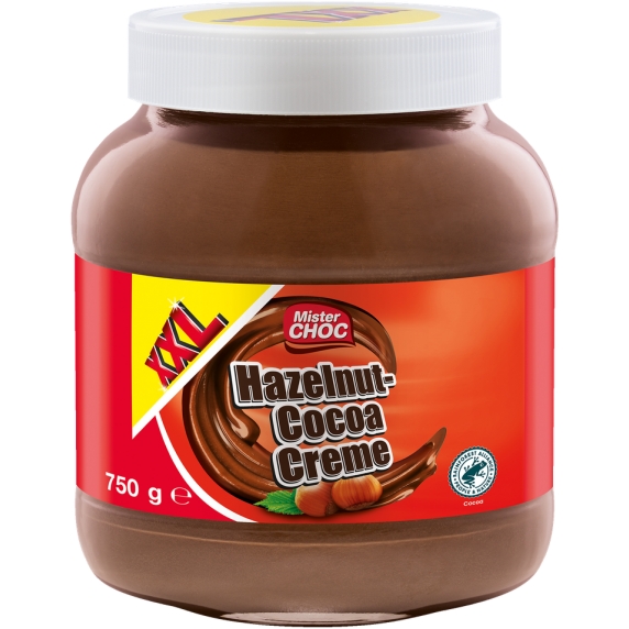 Mister CHOC Hazelnut Cocoa Creme 750g