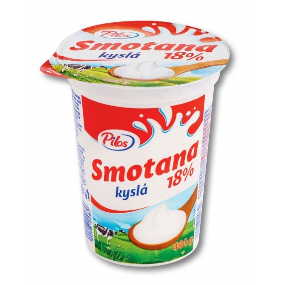 Pilos smotana kyslá 18% 400g