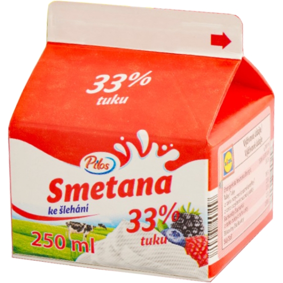 Pilos smotana na šľahanie 33% 250ml