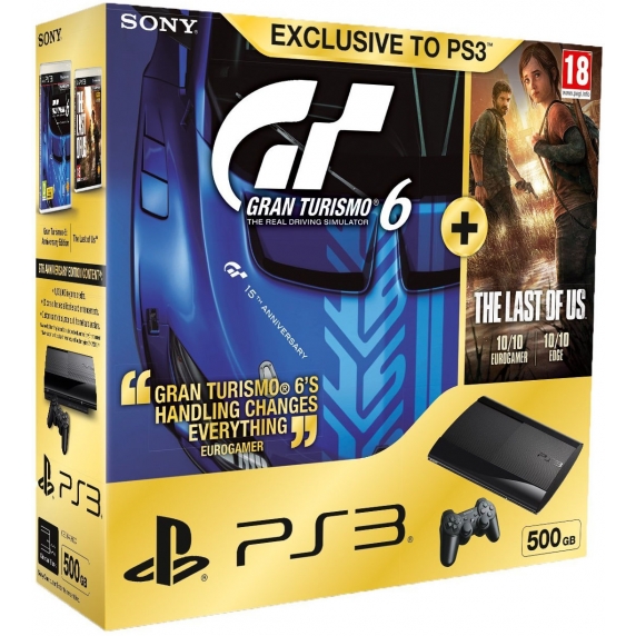 PlayStation 3 500GB GT6 + Last of us