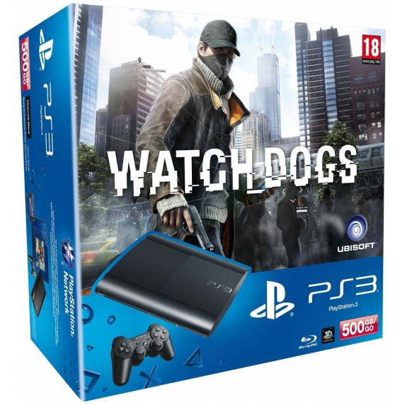 PlayStation 3 500GB + Watch Dogs