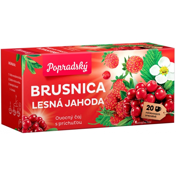 Popradský čaj ovocno-bylinný 40g (20x2g)