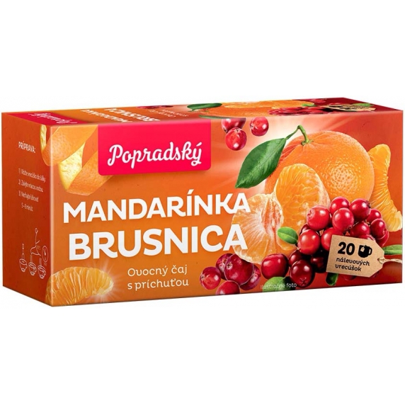 Popradský čaj ovocný 40g (20x2g)