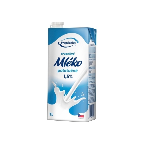 Pragolaktos mlieko trvanlive 1,5% 1l