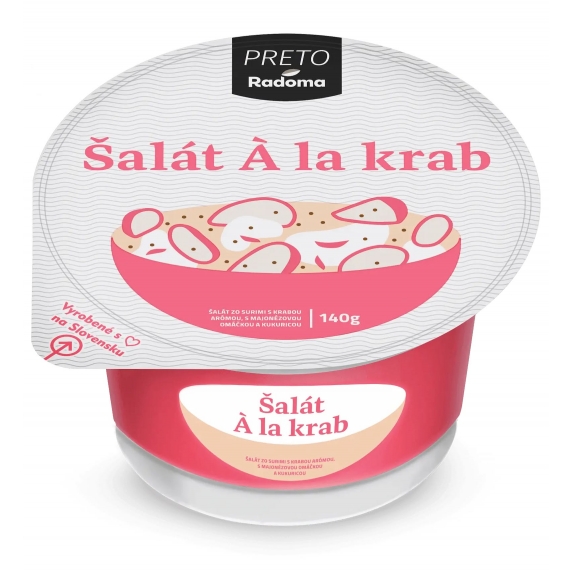 PRETO A la krab šalát 140g