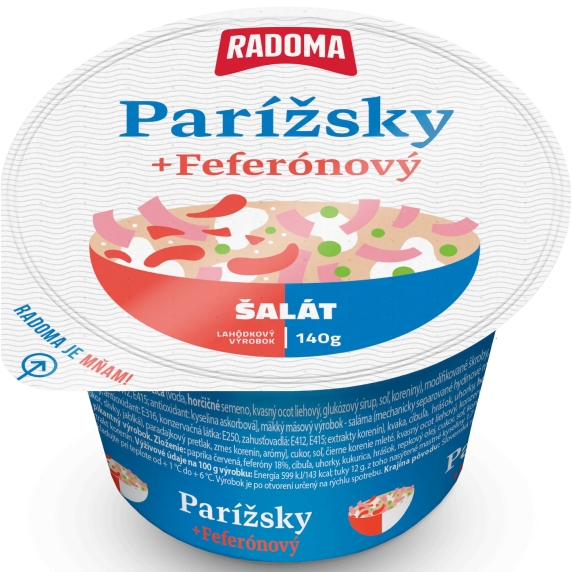 RADOMA parížsky + feferónový šalát 140g