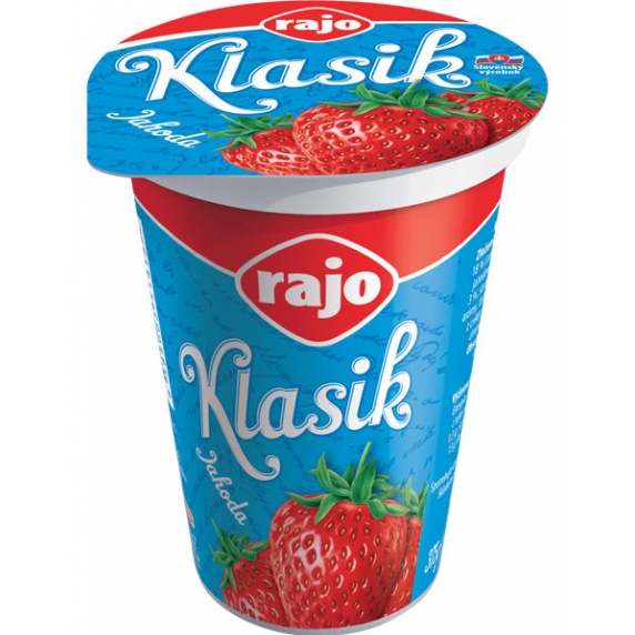 Rajo Klasik jogurt ochutený 125g