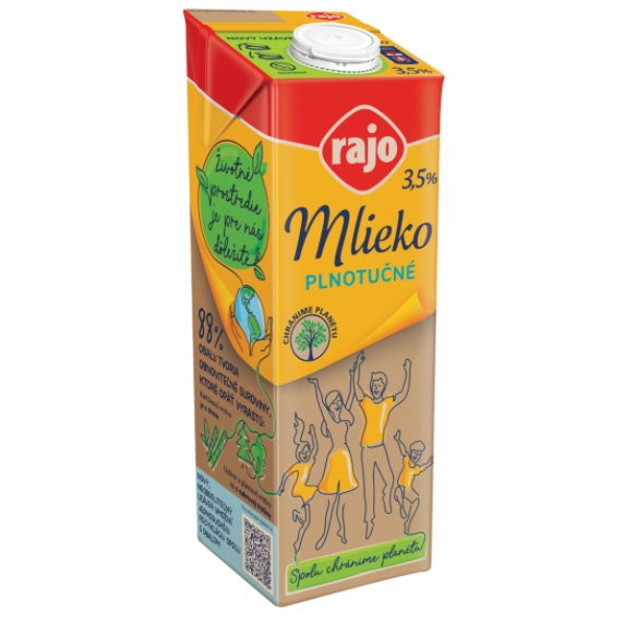 Rajo mlieko trvanlivé 3,5% 1l