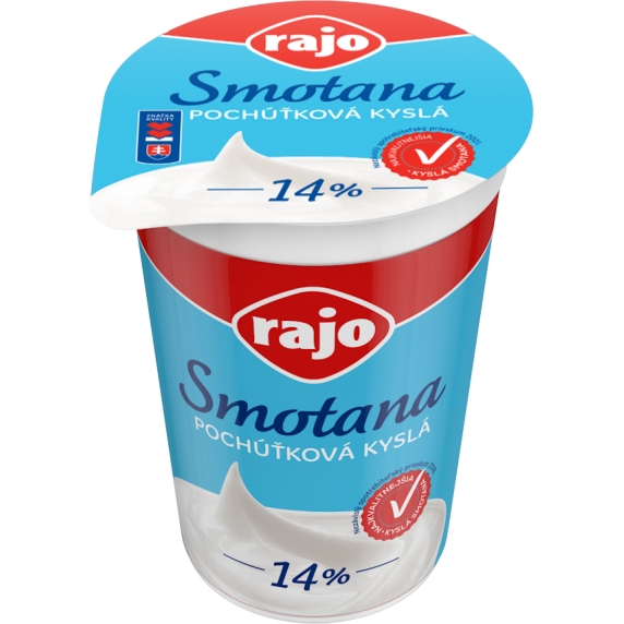 Rajo smotana kyslá 14% 250g
