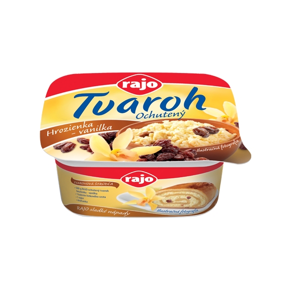 Rajo tvaroh hrozienka vanilka 250g