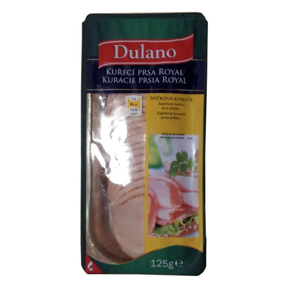 Dulano šunka z kuracích pŕs 125g