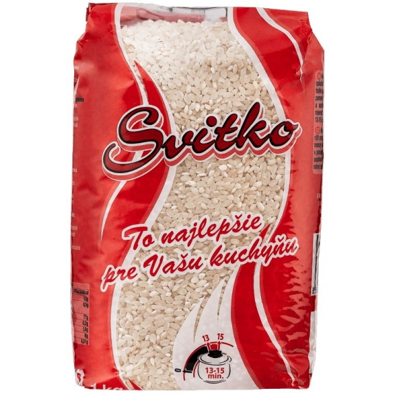 Svitko ryža guľatozrnná 1kg