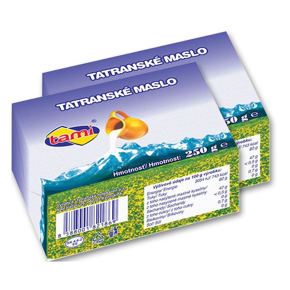 Tami Tatranské maslo 2x250g