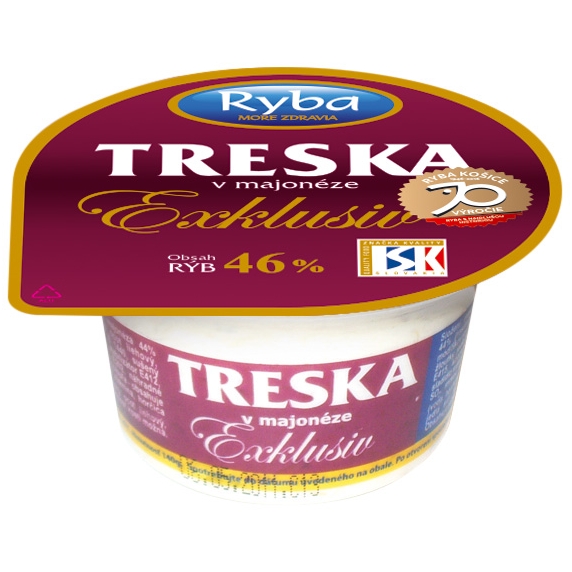 Ryba KE Treska v majonéze Exklusiv 46% 140g