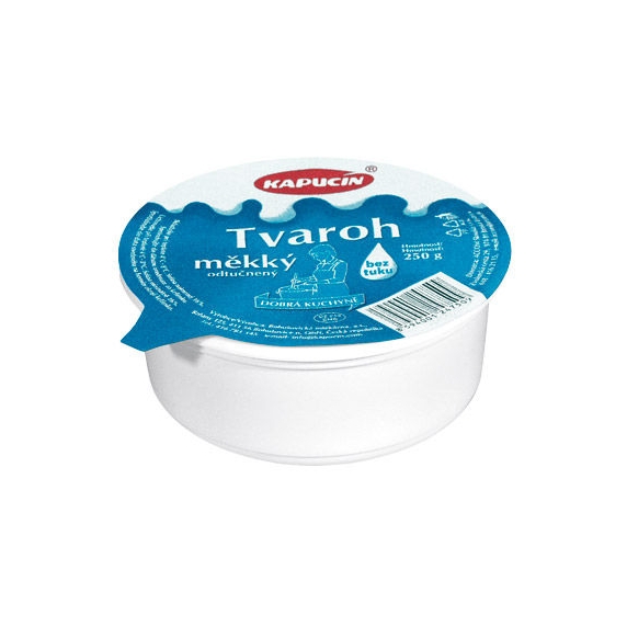 Kapucín tvaroh mäkký odtučnený 250g