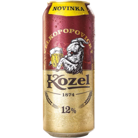 Kozel 12° 0,5l plech