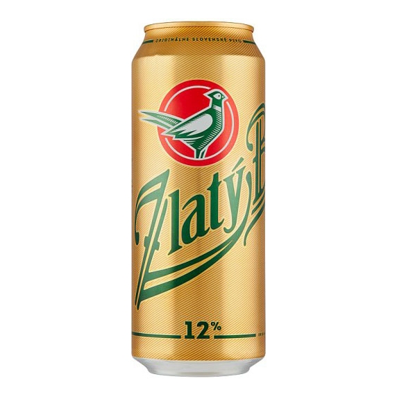Zlatý Bažant 12° 0,5l plech