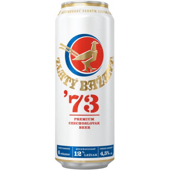 Zlatý Bažant 73 0,5l plech