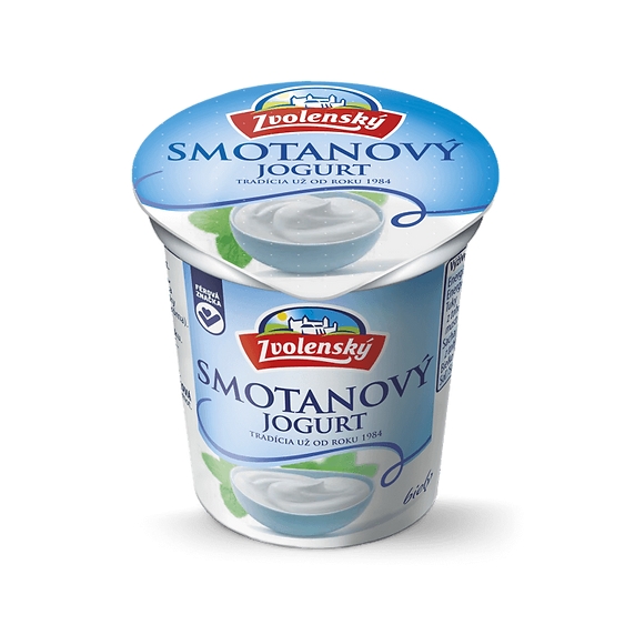Zvolenský smotanový jogurt biely 145g