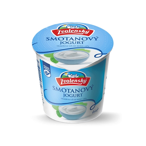 Zvolenský smotanový jogurt biely 320g