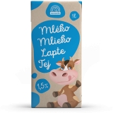 Euromilk mlieko trvanlivé 1,5% 1l