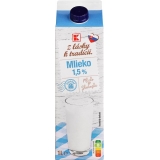K-Classic mlieko čerstvé 1,5% 1l