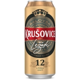 Krušovice 12° 12x0,5l plech