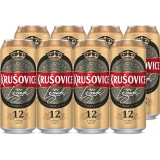Krušovice 12° 8x0,5l plech
