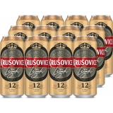 Krušovice 12° 12x0,5l plech