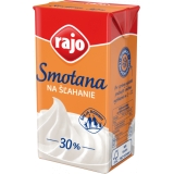 Rajo smotana na šľahanie 30% 250ml