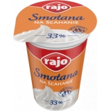 Rajo smotana na šľahanie 33% 180ml