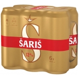 Šariš 12° 6x0,5l plech